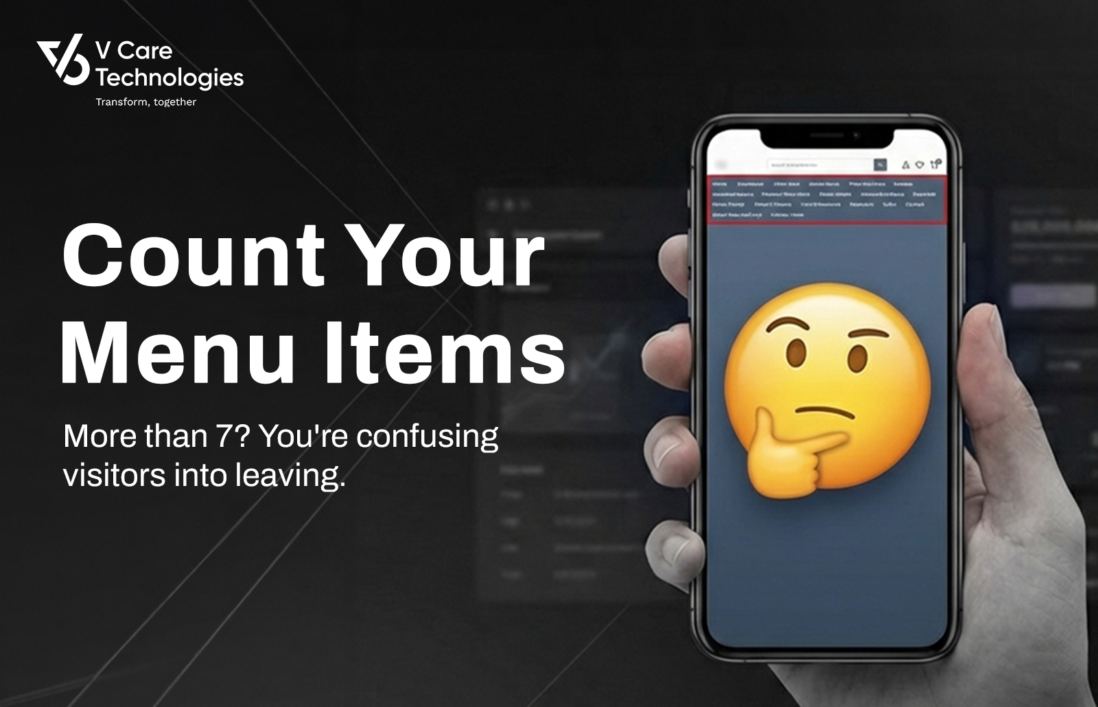 Website Has 12 Menu Items? Why Too Many Navigation Options Kill Conversions